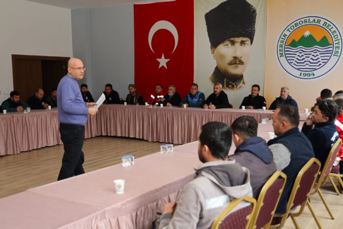 Toroslar Belediye Personeline  Sal Ve Gvenlii Eitimi