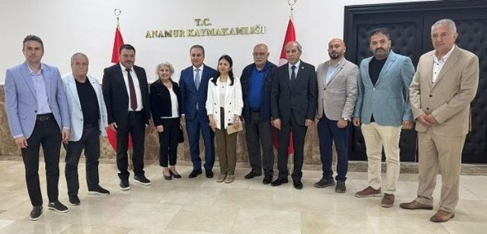 AGF Heyetinden Anamur Kaymakamına Ziyaret